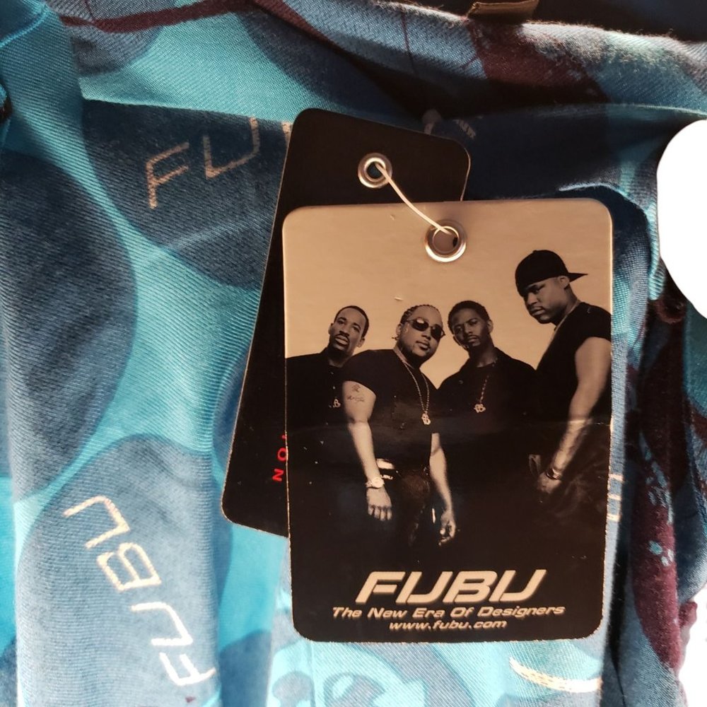 Fubu World Class Sailing Team Button Up Shirt Sho… - image 8